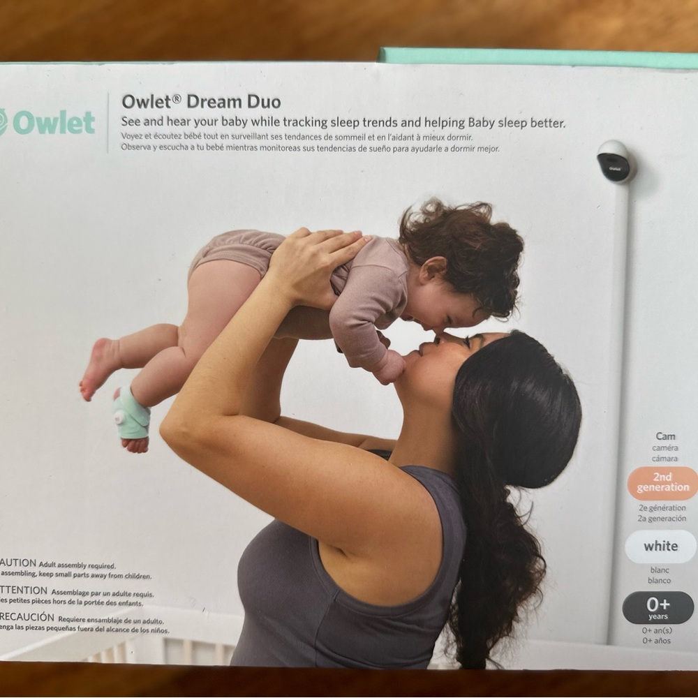 Owlet Dream Duo Baby Monitor - White